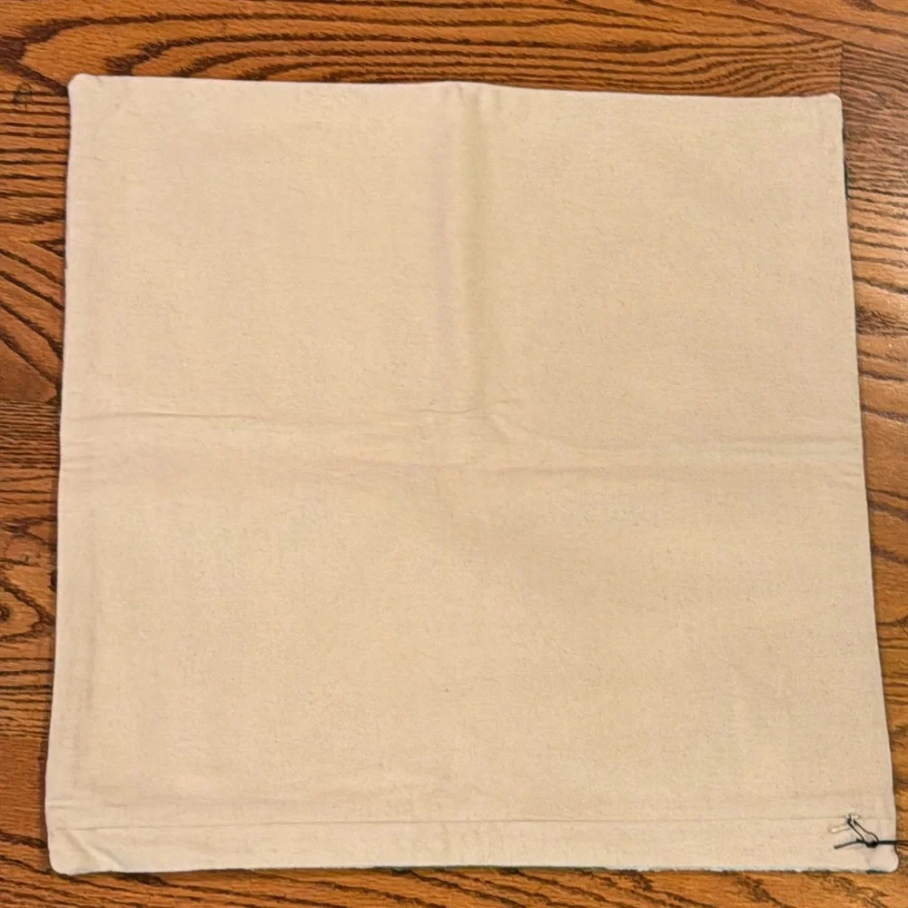 NWT West Elm Crew Palm 20”x20” Square Pillow Cover Hand Crafted 100% Cotton NEW!